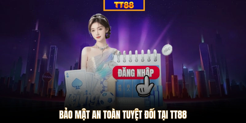 Bảo mật an toàn tuyệt đối tại TT88