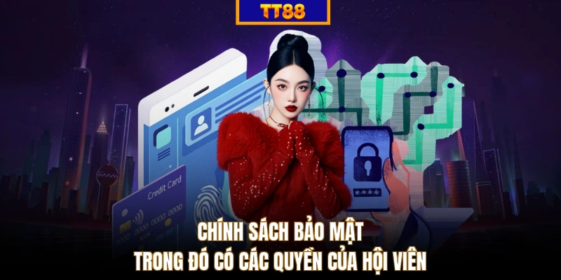 Chính sách bảo mật trong đó có các quyền của hội viên
