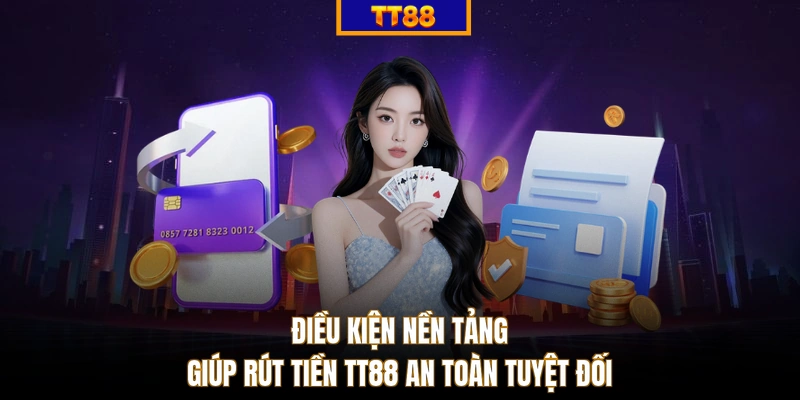 Điều kiện nền tảng giúp rút tiền TT88 an toàn tuyệt đối