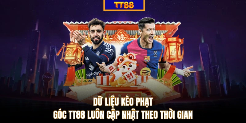 Dữ liệu kèo phạt góc TT88 luôn cập nhật theo thời gian
