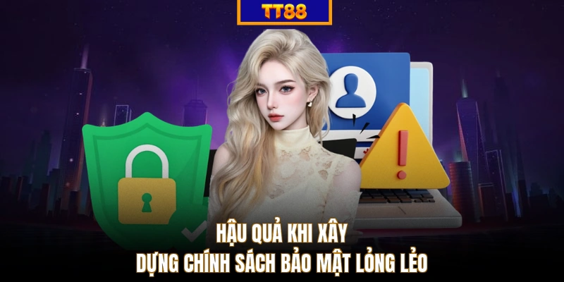 Hậu quả khi xây dựng chính sách bảo mật lỏng lẻo