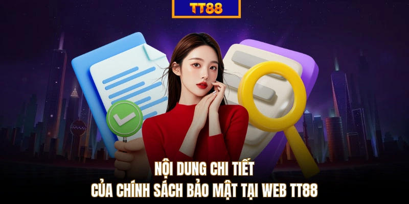 Nội dung chi tiết của chính sách bảo mật tại web TT88