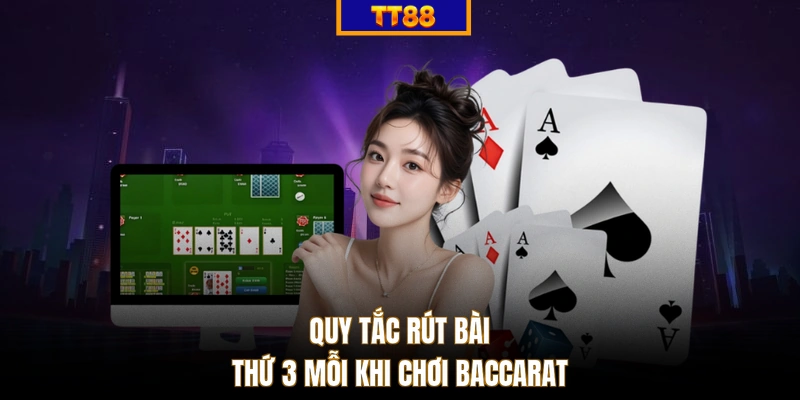 Quy tắc rút bài thứ 3 mỗi khi chơi Baccarat