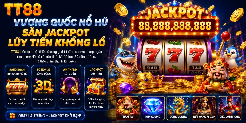 Săn Jackpot lũy tiến trong thế giới nổ hũ trực tuyến đầy màu sắc 