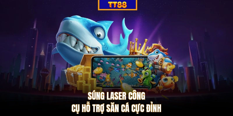 Súng laser công cụ hỗ trợ săn cá cực đỉnh