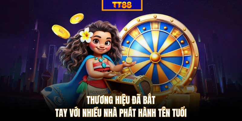 Thương hiệu đã bắt tay với nhiều nhà phát hành tên tuổi
