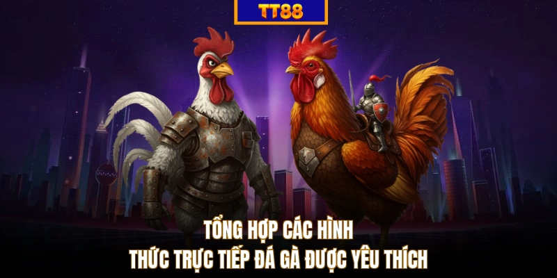 Tổng hợp các hình thức trực tiếp đá gà được yêu thích