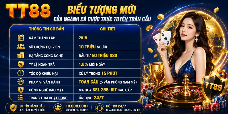 TT88 mở ra kỷ nguyên giải trí đỉnh cao